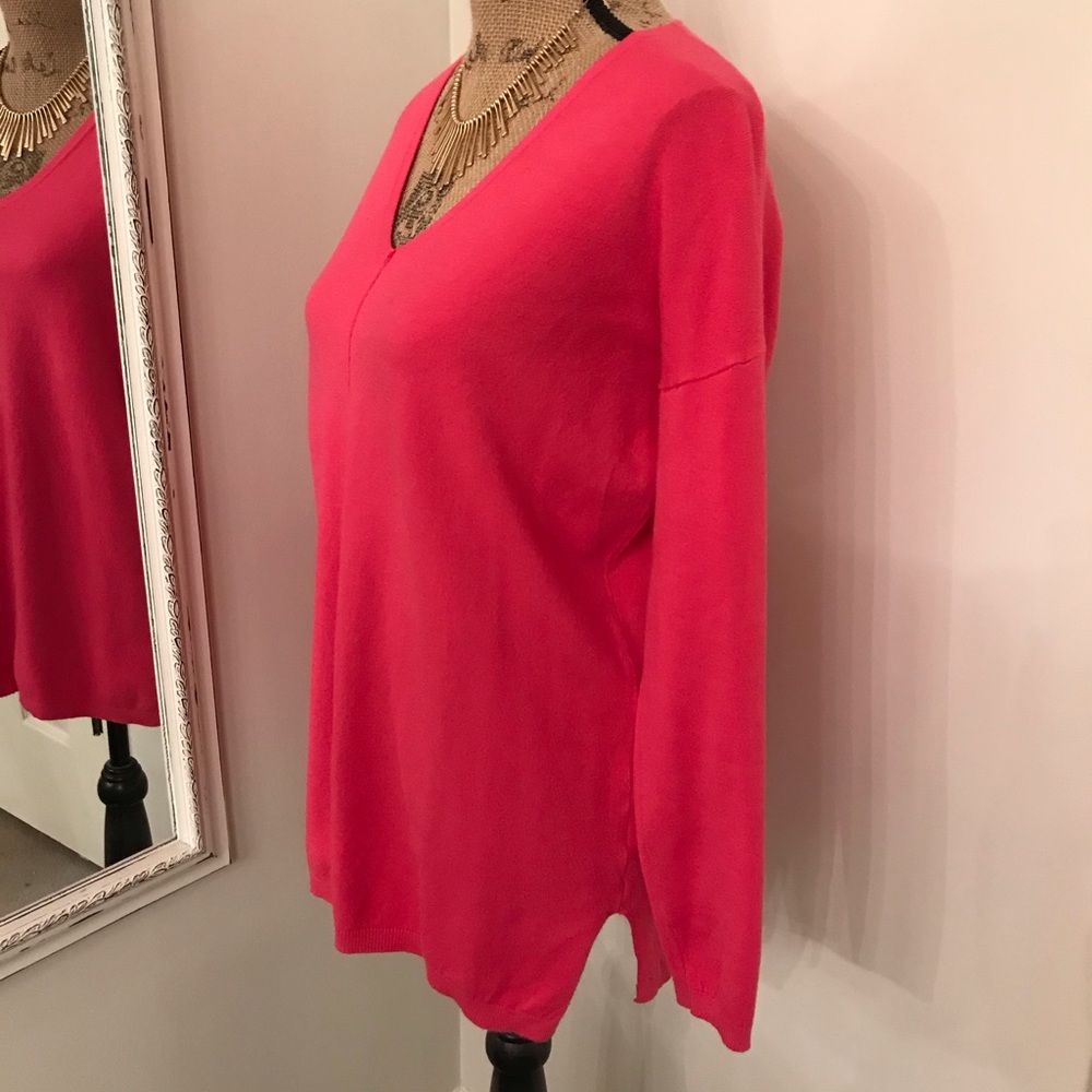 “Hot Pink Mama” Staccato layering sweater - Picture 3 of 8